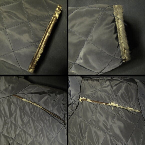 Quilted Jacket Women's Jason Maxwell Medium Sportswear Blue - Picture 13 of 13